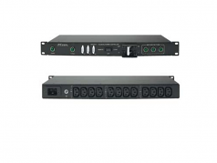 Enclosure Power Distribution Unit Emergency Power Off - Power distribution unit (rack-mountable) - AC 110-125/200-240 V - 3840 VA - input: IEC 60320 C20 - output connectors: 12 (IEC 60320 C13) - 1U - North America - black