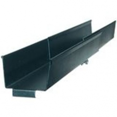 NetShelter SX Side Channel Cable Trough - Shielding Trough - Black