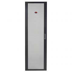 NetShelter SV 42U 800mm Wide Perforated Flat Door Black - 42U Wide External - Black