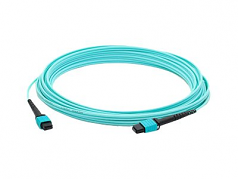 Fiber Optic Patch Network Cable - Fiber Optic for Network Device - 98.43 ft - MPO Male Network - MPO Male Network