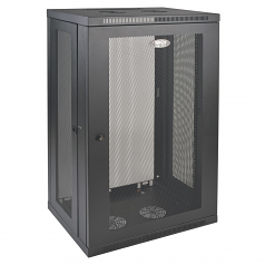 21U WALL MOUNT RACK ENCLOSURE SERVER CABINET with DOOR AND SIDE PANELS