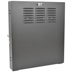 2U WALL MOUNT LOW PROFILE SECURE RACK ENCLOSURE CABINET VERTICAL