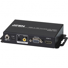 VanCryst HDMI to VGA Converter with Scaler - Functions: Video Conversion Video Scaling De-interlace Noise Filtering Video Processing - 1920 x 1200 - VGA - Yes - 1 Pack - Mountable