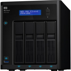 WD TDSourcing My Cloud PR4100 WDBNFA0320KBK - NAS server - 4 bays - 32 TB - HDD 8 TB x 4 - RAID 0 1 5 10 JBOD - RAM 4 GB - Gigabit Ethernet