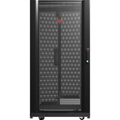 NetShelter AV Enclosure with Sides and 10-32 Threaded Rails - Rack - black - 24U