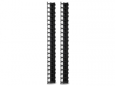 Rack cable management panel - black - 42U (pack of 2) - for NetShelter SX