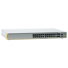 AT X510-28GTX - Switch - L2+ - managed - 24 x 10/100/1000 + 2 x 10 Gigabit Ethernet / 1 Gigabit Ethernet SFP+ + 2 x 10 Gigabit SFP+ - front to back airflow - rack-mountable