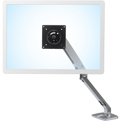 MXV Desk Monitor Arm - Desk mount for monitor (adjustable arm) - polished aluminum - polished aluminum - screen size: up to 34 inch