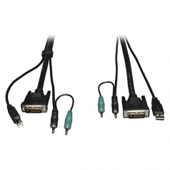 15 feet DVI/USB Audio KVM Cable Kit Retail