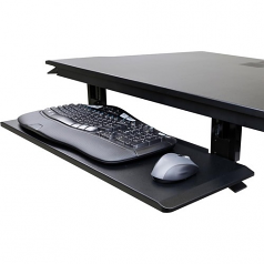 Deep WorkFit-TX keyboard shelf - Mounting component (tray) for keyboard / mouse - black