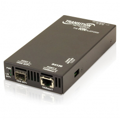 Networks 10GBase-T Copper to Fiber Media Converter - 1 x Network (RJ-45) - 10GBase-T 10GBase-X - 1 x Expansion Slots - 1 x SFP+ Slots - Wall Mountable Rail-mountable Rack-mountable