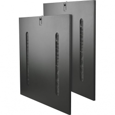 42U Rack Enclosure Cabinet Side Panels Cable Pass Through Slots - Rack side panel - 42U (pack of 2 )