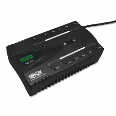 Lite 850 VA Desktop UPS - 850 VA/425 W - 120 V AC 120 V AC - 2.80 Minute - Desktop Wall Mountable - 2.80 Minute - 12 x NEMA 5-15R - Black Out Surge