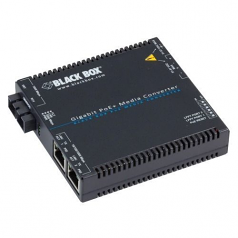 MEDIA CONVERTER GIGABIT ETHERNE T POE+ MULTIMODE 850NM 550M SC