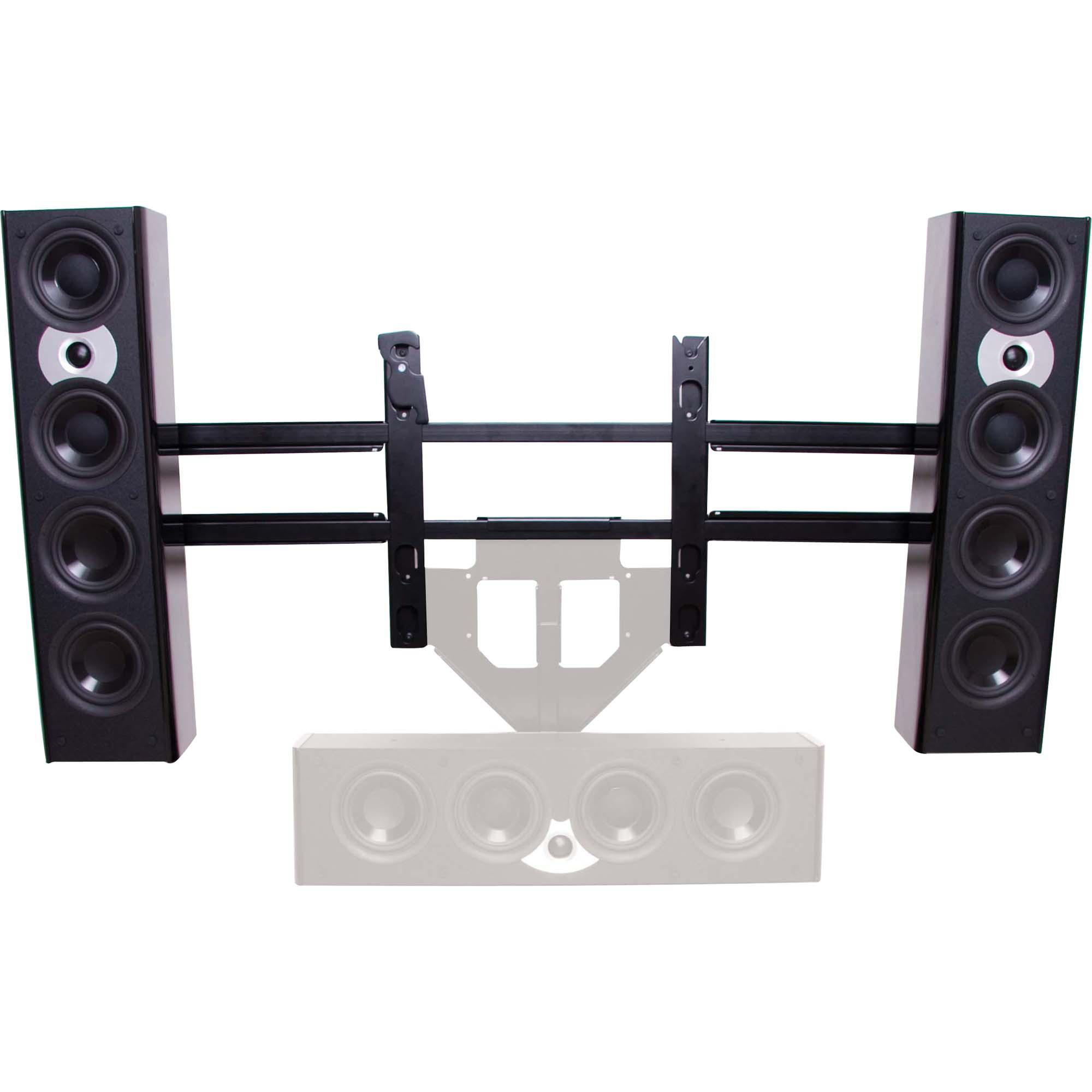 Flat Panel Left/Right Speaker Adapter - 50 inch Screen Support