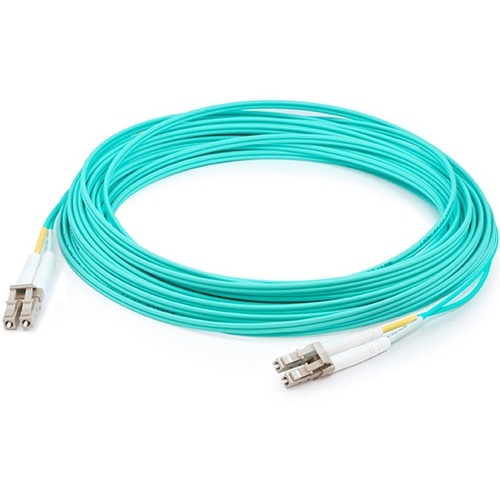 6m Laser-Optomized Multi-Mode fiber (LOMM) Duplex LC/LC OM4 Aqua Patch Cable - Fiber Optic for Network Device - 6m - 2 x LC Male Network - 2 x LC Male Network - Aqua