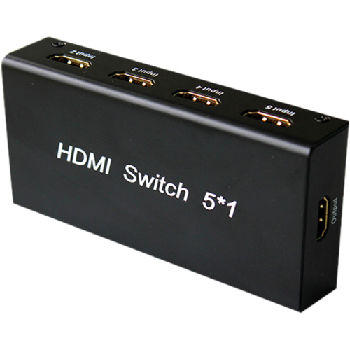 5 Port HDMI Switch - 1920 x 1080 - Full HD - 5 x 1 - 1 x HDMI Out