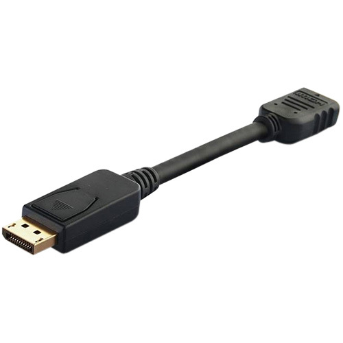 10 inch DisplayPort To HDMI M/F Adapter Cable - DisplayPort/HDMI for Audio/Video Device TV Monitor iPhone - 10 inch - 1 x DisplayPort Male Digital Audio/Video - 1 x HDMI Female Digital Audio/Video - Shielding - White 10 inch DisplayPort To HDMI M/F Adapter Cable - DisplayPort/HDMI for Audio/Video Device TV Monitor iPhone - 10 inch - 1 x DisplayPort Male Digital Audio/Video - 1 x HDMI Female Digital Audio/Video - Shielding - White