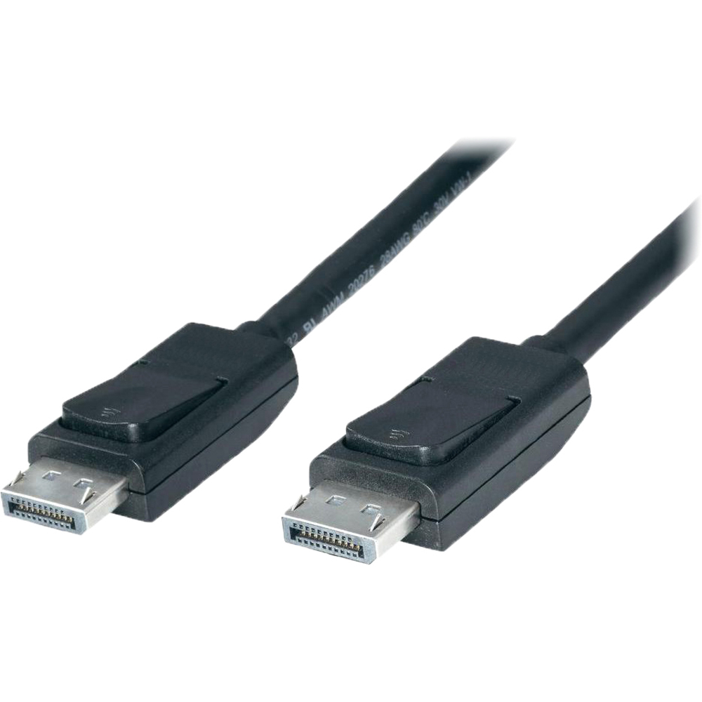 15FT DisplayPort M/M Cable - DisplayPort for Audio/Video Device Monitor - 15 ft - 1 x DisplayPort Male Digital Audio/Video - 1 x DisplayPort Male Digital Audio/Video - Shielding - Black