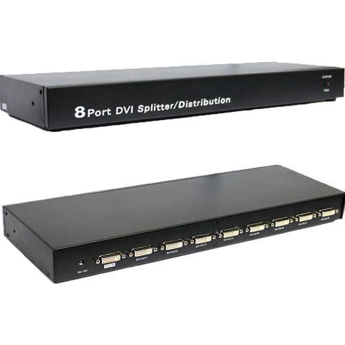 8-Port DVI Video Splitter 1900 x 1200 - 350 MHz