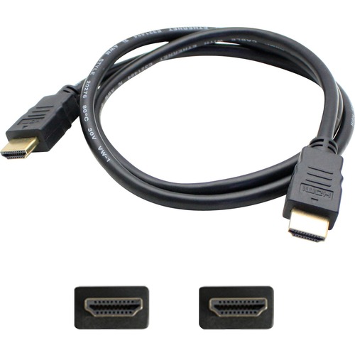 5 pack of 4.57m (15.00ft) HDMI 1.3 Male to Male Black Cable - 100% compatible with select devices.