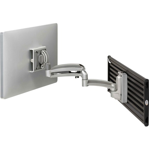 KONTOUR Wall Mount for Flat Panel Display - 10 inch to 30 inch Screen Support - 24.91 lb Load Capacity - Aluminum - Silver KONTOUR Wall Mount for Flat Panel Display - 10 inch to 30 inch Screen Support - 24.91 lb Load Capacity - Aluminum - Silver