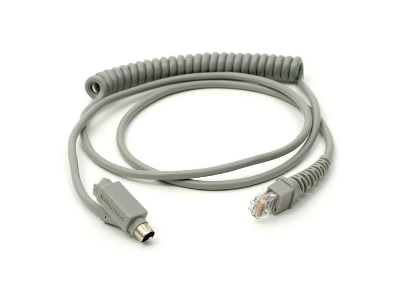 MAC / ADB KEYBOARD WEDGE INTERFACE COILED CABLE LIGHT COLOR (FOR MS180 MS210 MAC / ADB KEYBOARD WEDGE INTERFACE COILED CABLE LIGHT COLOR (FOR MS180 MS210