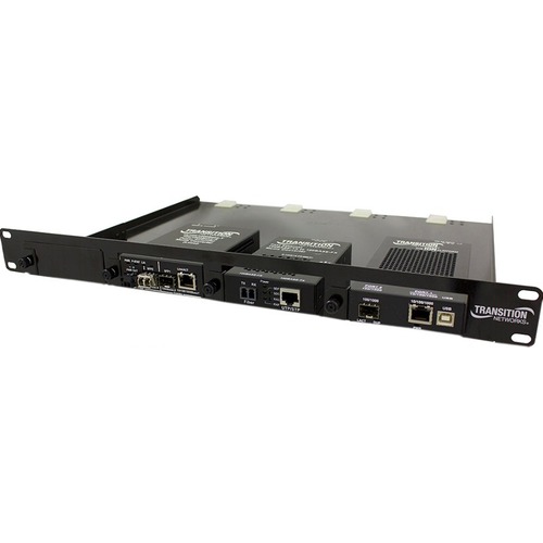 19IN 4SLOT MEDIA CONVERTER RACK MOUNT SHELF