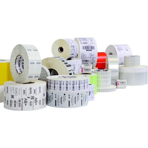 Direct Thermal Label Polypropylene (2 x 1.25) Z-Perform 4000D (1 Core) (2189/Roll) (8 Rolls/Ctn) (High Performance Coated) (Perf) (5 Outer) (All-Temp Adhesive) (White) (Printed)