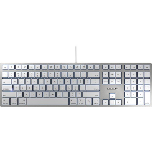 KC 6000 SLIM FOR MAC WRD KEYB WHITE/SILVER STAT LEDS 6 HOT KEYS