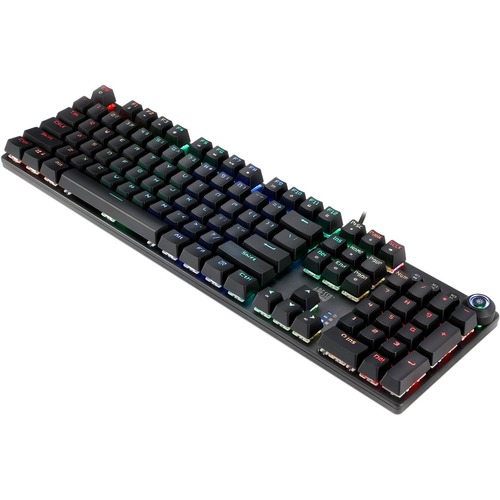 USB GAMING KEYBOARD WITH DETACHABLE MAGNETIC PALMREST BLUE MECHANICAL S