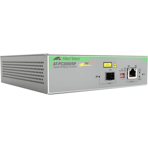 TAA 10/100/1000T-100X/1000X SFP POE+ MEDIA & RATE CONVERTER UNIV