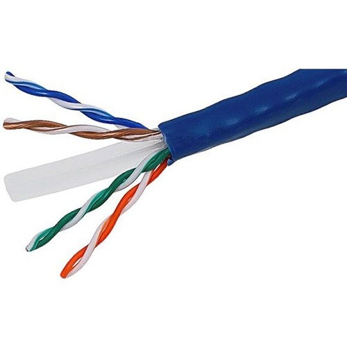 1000FT CAT6 CABLE BLUE CMR STRANDED RJ45 LAN WIRE IN-WALL