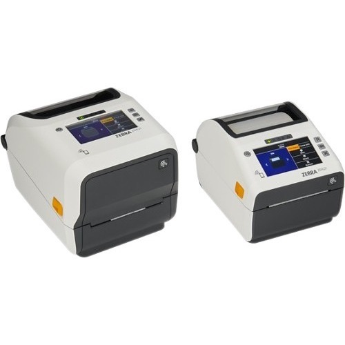 Direct Thermal Printer ZD621; Healthcare Locking Color Touch LCD; 203 dpi USB USB Host Ethernet Serial BTLE5 US Cord Swiss Font EZPL