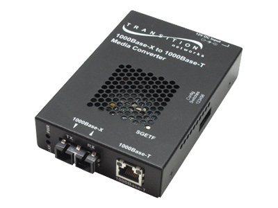 Stand-Alone - Fiber media converter - GigE - 1000Base-SX 1000Base-T - RJ-45 / SC multi-mode - up to 1800 ft - 850 nm