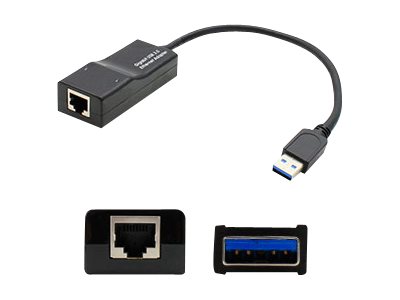 5-pack 1.0ft USB 3.0 (A) to Adapter - Network adapter - USB 3.0 - Gigabit Ethernet x 1 - black (pack of 5) - for Lenovo IdeaPad Miix 320-10 510-12 710-12 Miix 520-12 ThinkPad A285 A485 P1 P52 P72 5-pack 1.0ft USB 3.0 (A) to Adapter - Network adapter - USB 3.0 - Gigabit Ethernet x 1 - black (pack of 5) - for Lenovo IdeaPad Miix 320-10 510-12 710-12 Miix 520-12 ThinkPad A285 A485 P1 P52 P72