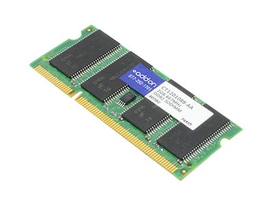 2GB DDR2-667MHz SODIMM for Dell CT1201088 - DDR2 - 2 GB - SO-DIMM 200-pin - 667 MHz / PC2-5300 - CL5 - 1.8 V - unbuffered - non-ECC 2GB DDR2-667MHz SODIMM for Dell CT1201088 - DDR2 - 2 GB - SO-DIMM 200-pin - 667 MHz / PC2-5300 - CL5 - 1.8 V - unbuffered - non-ECC