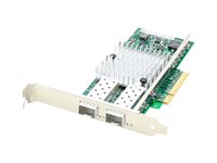 HP 700751-B21 Comparable Dual SFP+ Port PCIe NIC - Network adapter - PCIe x8 - 10 Gigabit SFP+ x 2 - for HPE ProLiant DL360 Gen10 DL388p Gen8