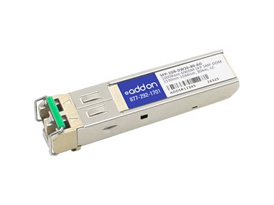 SFP (mini-GBIC) transceiver module - GigE - 1000Base-DWDM - LC single-mode - up to 49.7 miles - channel: 36 - 1548.52 nm - TAA Compliant SFP (mini-GBIC) transceiver module - GigE - 1000Base-DWDM - LC single-mode - up to 49.7 miles - channel: 36 - 1548.52 nm - TAA Compliant