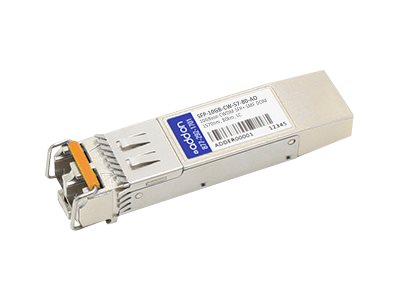 SFP+ transceiver module - 10 GigE - 10GBase-CWDM - LC single-mode - up to 49.7 miles - 1570 nm - TAA Compliant SFP+ transceiver module - 10 GigE - 10GBase-CWDM - LC single-mode - up to 49.7 miles - 1570 nm - TAA Compliant