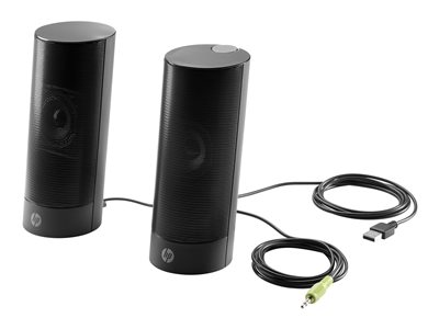 USB Business speakers v2 - Speakers - for PC - 4 Watt (total) - black (grille color - black) - for HP 260 G3 290 G1 EliteDesk 705 G4 800 G5 ProDesk 400 G6 40X G4 600 G3 ProOne 400 G3 USB Business speakers v2 - Speakers - for PC - 4 Watt (total) - black (grille color - black) - for HP 260 G3 290 G1 EliteDesk 705 G4 800 G5 ProDesk 400 G6 40X G4 600 G3 ProOne 400 G3