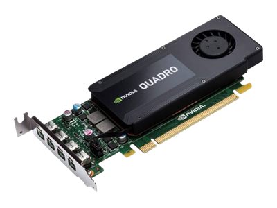 NVIDIA Quadro K1200 - Graphics card - Quadro K1200 - 4 GB GDDR5 - PCIe 2.0 x16 low profile - 4 x Mini DisplayPort - promo - for Workstation Z640 Z840 NVIDIA Quadro K1200 - Graphics card - Quadro K1200 - 4 GB GDDR5 - PCIe 2.0 x16 low profile - 4 x Mini DisplayPort - promo - for Workstation Z640 Z840