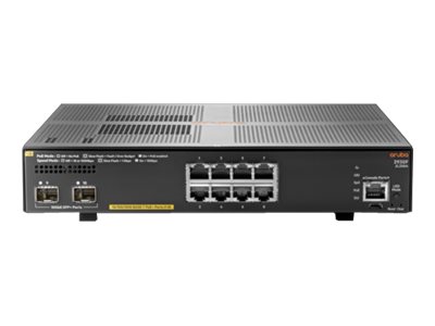 Aruba 2930F 8G PoE+ 2SFP+ - Switch - L3 - managed - 8 x 10/100/1000 (PoE+) + 2 x 1 Gigabit / 10 Gigabit SFP+ (uplink) - rack-mountable - PoE+ (125 W) Aruba 2930F 8G PoE+ 2SFP+ - Switch - L3 - managed - 8 x 10/100/1000 (PoE+) + 2 x 1 Gigabit / 10 Gigabit SFP+ (uplink) - rack-mountable - PoE+ (125 W)