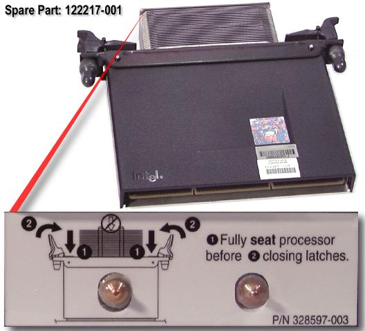 Intel Pentium III Xeon processor - 500MHz (Tanner 100MHz front side bus 512KB Level-2 cache Slot 2) - Includes heat pipe Intel Pentium III Xeon processor - 500MHz (Tanner 100MHz front side bus 512KB Level-2 cache Slot 2) - Includes heat pipe
