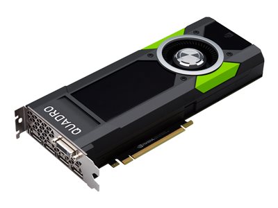 NVIDIA Quadro P5000 - Graphics card - Quadro P5000 - 16 GB GDDR5 - PCIe 3.0 x16 - DVI 4 x DisplayPort NVIDIA Quadro P5000 - Graphics card - Quadro P5000 - 16 GB GDDR5 - PCIe 3.0 x16 - DVI 4 x DisplayPort