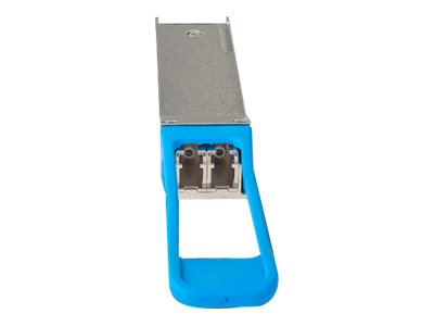 X142 40G QSFP+ LC LR4 SM Transceiver - Quad Small Form-factor Pluggable Plus (QSFP+) 4X 10-Gigabit 1310nm laser that provides 40-Gigabit connectivity up to 10km (6.21 miles) on single-mode fiber - Has one LC LR4 40-Gb port X142 40G QSFP+ LC LR4 SM Transceiver - Quad Small Form-factor Pluggable Plus (QSFP+) 4X 10-Gigabit 1310nm laser that provides 40-Gigabit connectivity up to 10km (6.21 miles) on single-mode fiber - Has one LC LR4 40-Gb port