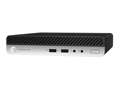 ProDesk 400 G4 - Mini desktop - 1 x Core i5 8500T / 2.1 GHz - RAM 4 GB - HDD 500 GB - UHD Graphics 630 - GigE - Win 10 Pro 64-bit - monitor: none - keyboard: US - Smart Buy ProDesk 400 G4 - Mini desktop - 1 x Core i5 8500T / 2.1 GHz - RAM 4 GB - HDD 500 GB - UHD Graphics 630 - GigE - Win 10 Pro 64-bit - monitor: none - keyboard: US - Smart Buy