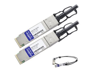 1m Alcatel Compatible QSFP+ DAC - Direct attach cable - QSFP+ to QSFP+ - 3.3 ft - twinaxial