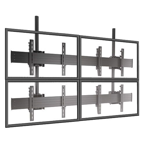 FUSION Ceiling Mount for Digital Signage Display - 42 inch to 50 inch Screen Support - 125 lb Load Capacity - Black FUSION Ceiling Mount for Digital Signage Display - 42 inch to 50 inch Screen Support - 125 lb Load Capacity - Black