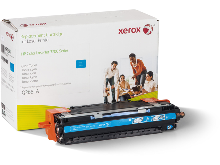 REMAN ALT. FOR HP LASERJET 3700 CYAN TONER CART Q2681A XER YIELD 6200 AND REMAN ALT. FOR HP LASERJET 3700 CYAN TONER CART Q2681A XER YIELD 6200 AND
